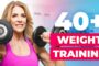 Weight Training for Women Over 40 (What To Do, Step by Step)